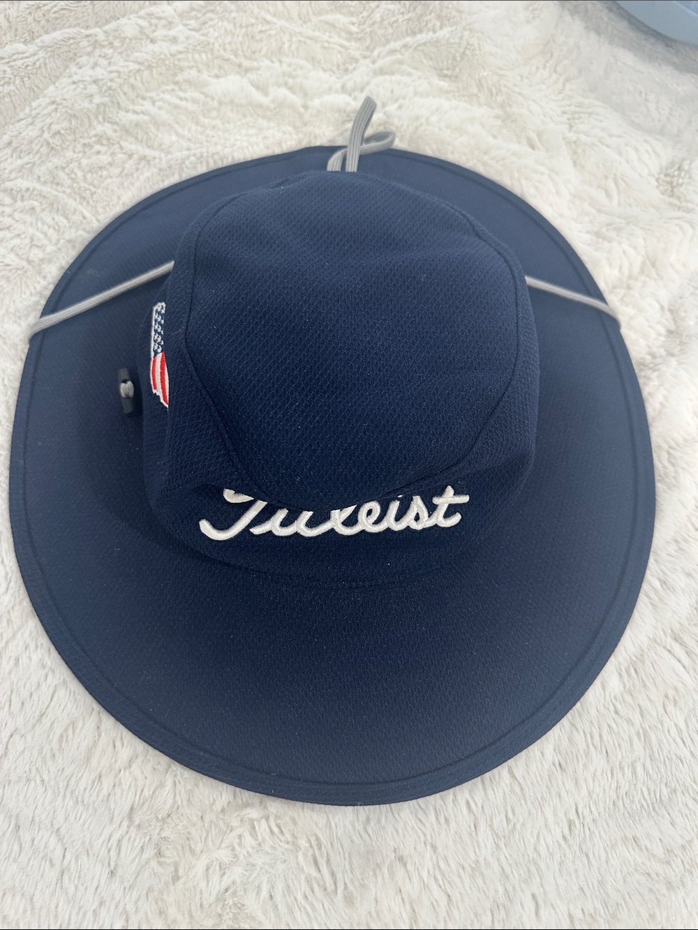 Titleist Navy Wide-Brim Golf Sun Hat